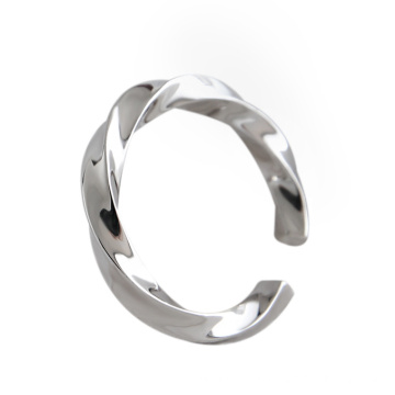 Ready to Ship High Quality 925 Silver Jewelry Woven Ring for Women
